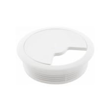 Trecere cablu plastic D-60mm alb GTV