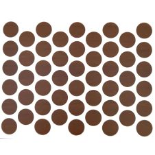 Capac mascare autoadeziv D-14mm fag ciocolata