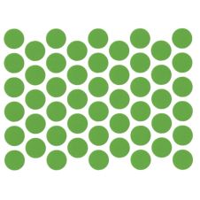 Capac mascare autoadeziv D-14mm verde