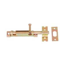 Zavor aplicat 111-11 cu piedica pentru usi L-100mm zincat galben