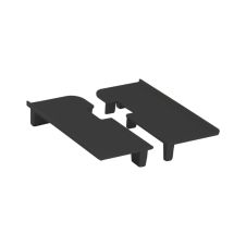 Capac plastic interior 7320 pentru profil gola "j" stanga negru ENERGO