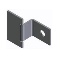 Capac pentru profil led incastrat aluminiu anodizat