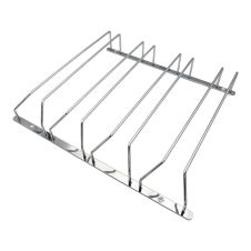 Suport suspendat pentru pahare cu picior 4 randuri s-405mm L-340mm H-65mm cromat ENERGO