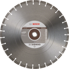 Disc diamantat taiere BEST-ABRASIVE 450x25.4mm sector cu pastile-turbo BCA caramida tencuiala sapa BOSCH