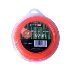 Rezerva trimmer NYL-TEH nylon D-2.4mm L-87m portocalie profil-rotund ENERGO