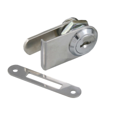 Broasca cu cilindru D-19mm L-16mm pentru usi de sticla cromat