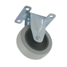 Rotila D-75mm s-25mm cu placa fixa H-95mm gri 70kg
