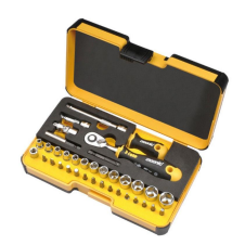 SET 36 BITI CU SURUBELNITA SI CHEI TUBULARE R-GO XL