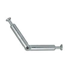 Tija demontabil pentru 2 came si unghi variabil L-2x40.3mm zincat alb