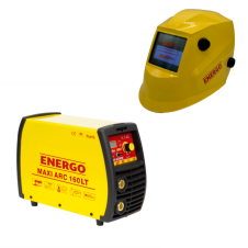 Aparat sudura cu electrod MAXIARC 160 functie TIG-LIFT randament 145A/60% 230V cu accesorii si masca ENERGO