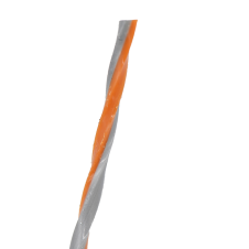 Rezerva trimmer ALU-TEH mixt nylon-aluminiu D-2.4mm L-15m gri/portocalie profil-patrat ENERGO