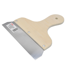 Spatula ULC lama inox latime 200mm grosime 0.5mm cu maner lemn ENERGO