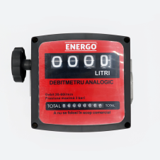 Debitmetru analogic 20-60L/min pentru pompa transfer combustibil ENERGO