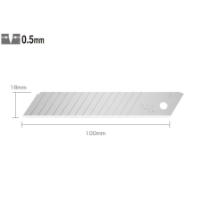 LAME CUTTER 18 MM SET 10 BUCATI LBD OLFA