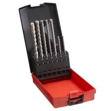 Set burghie beton-zidarie MX4 prindere SDS-plus D-5-12 mm 4 muchii widia 7 piese MILWAUKEE