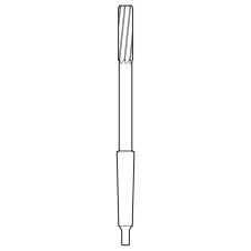 Alezor de masina AMC D-10.0mm L-38/168mm DIN 208 HSS prindere-coada con Morse-1 FSR