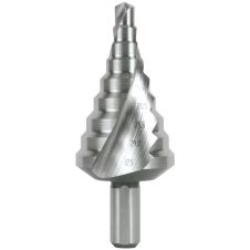 Burghiu in trepte BMT conic diametru 6.5-32.5mm L-79mm 2 muchii HSS prindere tesita RUKO