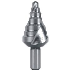 Burghiu in trepte BMT conic diametru 6.0-25mm L-65mm 2 muchii HSS prindere tesita RUKO