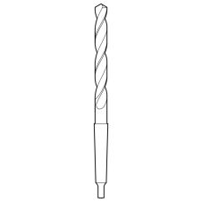 Burghiu metal BM D-5.5mm L-57/138mm DIN 345 material HSS prindere con Morse-1 FSR