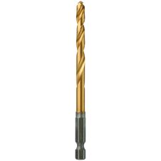 Burghiu metal SHOCKWAVE D-6.0mm L-63/105mm material HSS-G TiN prindere hexagonala 1/4" MILWAUKEE