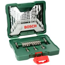 Set accesorii X-LINE 33 piese gaurire si insurubare prindere-coada cilindrica/hexagonala-1/4" BOSCH