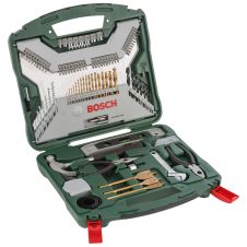 Set accesorii X-LINE 103 piese gaurire si insurubare prindere-coada cilindrica/hexagonala-1/4" BOSCH