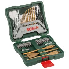 Set accesorii X-LINE 40 piese gaurire si insurubare prindere-coada cilindrica/hexagonala-1/4" BOSCH