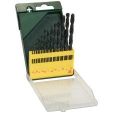 Set burghie metal SBM diametre 1.5-6.5mm DIN 338 material HSS-R prindere cilindrica 13 piese BOSCH