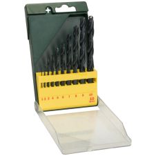 Set burghie metal SBM diametre 1-10mm DIN 338 material HSS-R prindere cilindrica 10 piese BOSCH