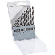 Set burghie metal POINTTEQ diametre 1.5-6.5mm DIN 338 material HSS prindere cilindrica 13 piese BOSCH