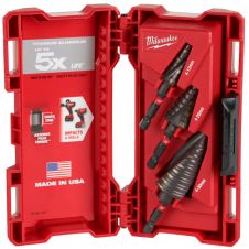 Set burghie in trepte SHOCKWAVE D-12-30mm 3 piese prindere-hexagonala-1/4" MILWAUKEE