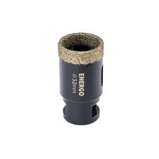 Carota diamantata DRILLO D-32mm L-36mm filet interior M14 gaurire uscata pentru gresie/faianta/granit/marmura ENERGO