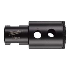 Carota diamantata DIAMOND MAX D-32mm L-35mm filet interior M14 gaurire uscata pentru gresie/faianta/fibra de sticla MILWAUKEE
