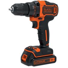 Masina insurubat/gaurit cuplu reglabil acumulator CDD186B mandrina 410/1650rpm 52Nm 18V/2x1.5Ah  BLACK&DECKER