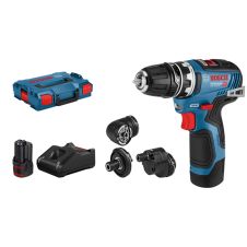 Masina insurubat/gaurit cuplu reglabil acumulator GSR12V-35 mandrina portbit-hex1/4'' unghi off-set 460/1750rpm 35Nm BL 12V/2x3.0Ah BOSCH