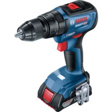 Masina insurubat/gaurit cuplu reglabil acumulator GSB18V-50 mandrina 460/1800rpm 50Nm percutie 18V/2x5.0Ah BL L-Boxx BOSCH