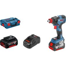 Cheie cu impact acumulator GDX18V-200C patrat 1/2" si portbit hex 1/4" cu 2300-4200bpm 200Nm 18V/2x5.0Ah BOSCH