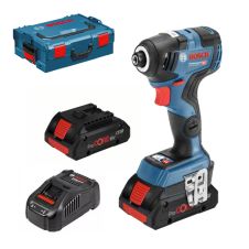 Masina insurubat cu percutie acumulator GDR18V-200C portbit hex 1/4" cu 2300-4000bpm 200Nm 18V/2x4.0Ah BOSCH