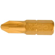 Bit insurubare titanizat profil PH3 L-25mm prindere hexagonala tip C 1/4" FELO