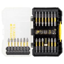 Set biti insurubare impact FATMAX profil PH PZ TX hexagon 1/4" cu adaptor 22 piese STANLEY