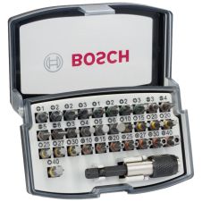 Set biti insurubare profil PH PZ SL TX HX TR hexagon 1/4" cu adaptor 32 piese BOSCH