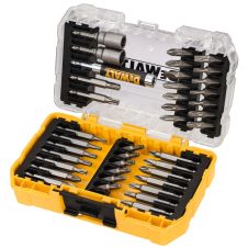 Set biti insurubare profil PH PZ SL TX SW hexagon 1/4" cu adaptor 40 piese DEWALT