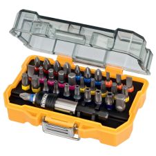 Set biti insurubare profil PH PZ SL TX HX TR hexagon 1/4" cu adaptor 32 piese DEWALT