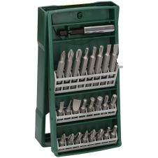 Set biti insurubare X-LINE profil PH PZ SL TX HX hexagon 1/4" cu adaptor 25 piese BOSCH