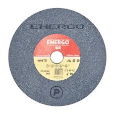 Disc abraziv slefuire polizor de banc DAR rapid D-200mm h-20mm d-25mm NK-60-M gri neferoase fonta nemetale otel normal ENERGO