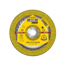 Disc abraziv polizare A24 EXTRA 180x22.2x6.0mm A30M tip 42 otel KLINGSPOR