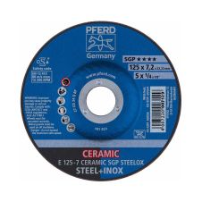 DISC POLIZARE OTEL 125X7.2MM CERAMIC SG PFERD