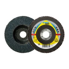 Disc abraziv lamelar SMT926 SPECIAL 115x22.23mm granulatie R 40 zirconiu corund suport fibra pentru inox/metal KLINGSPOR