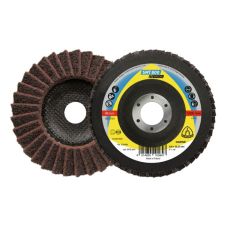 Disc abraziv netesut lamelar SMT800 SPECIAL 125x22.23mm granulatie grosiera oxid aluminiu suport fibra pentru inox/metal KLINGSPOR