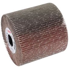 Perie abraziv lamelara cu alezaj 100x100x19mm granulatie R 120 suport plastic pentru aluminiu/inox/metal BOSCH